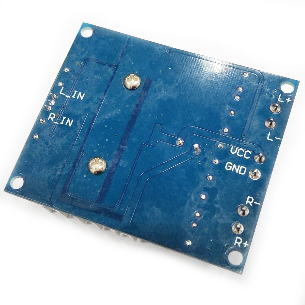 HiLetgo TDA7492 2x50W D Class High Power Digital Amplifier Board AMP with Radiator 10-26V