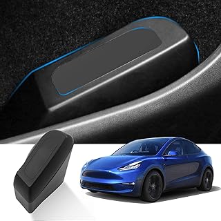 R RUIYA 2018-2023 Tesla Model 3 Model Y Car Door Trash Can, Car Garbage Can with Lid, Mini Trash Can for Tesla, Waterproof Vehicle Trash Can, Leak-proof Car Trash Bin, Car Side Door Dustbin (1PC Left)