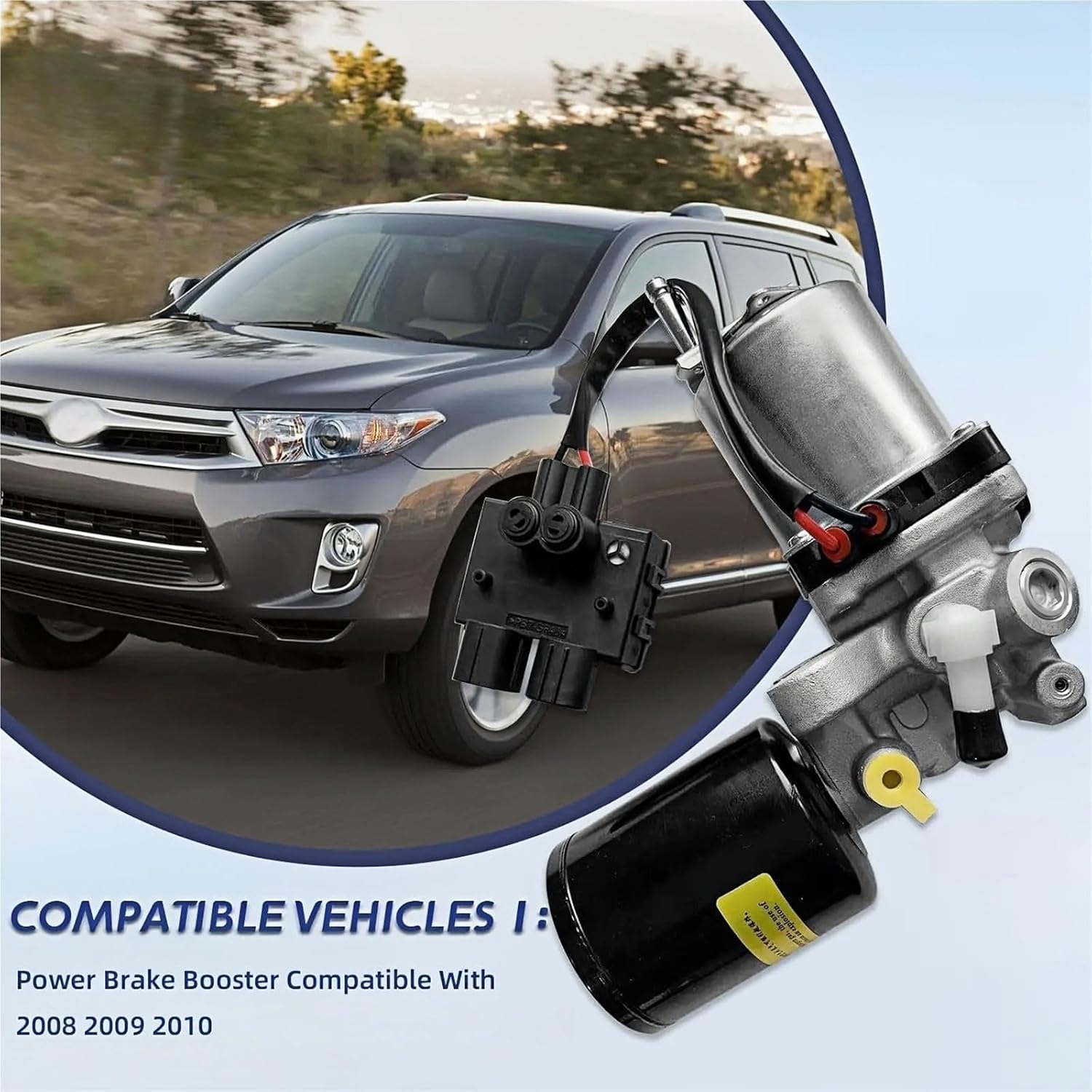Brake Booster Pump 47070-48060 Compatible With Toyota 11-19 Highlander|10-15 Rx450h 4707048060 47070-48050