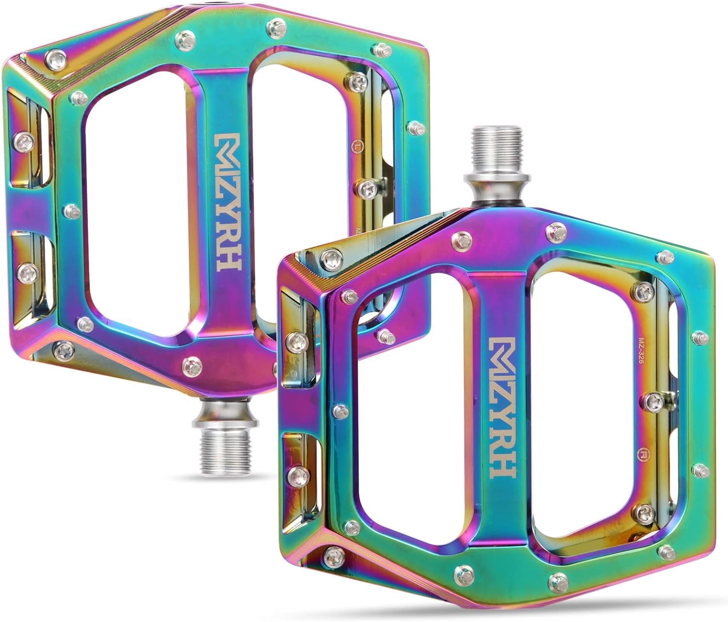 CNC-Aluminium Fahrradpedale 9/16 Zoll – Rutschfest, Leicht & Stabil, Breite Plattform Für MTB, Rennrad, E-Bike, BMX & Trekking