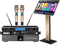 Vista 9 de Nueva máquina de karaoke profesional KV-V5 de Wellzweider con micrófono inalámbrico, pantalla táctil capacitiva de 22 pulgadas, reproductor de cine