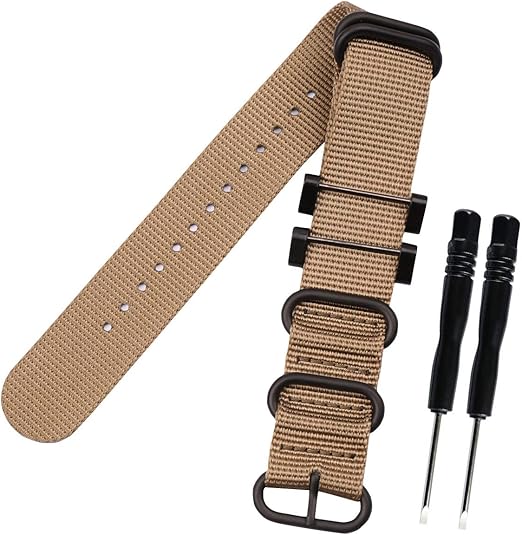 MCXGL Replacement for suunto core all black military nylon band 24mm nylon  watch band wrist strap for men | Amazon.com