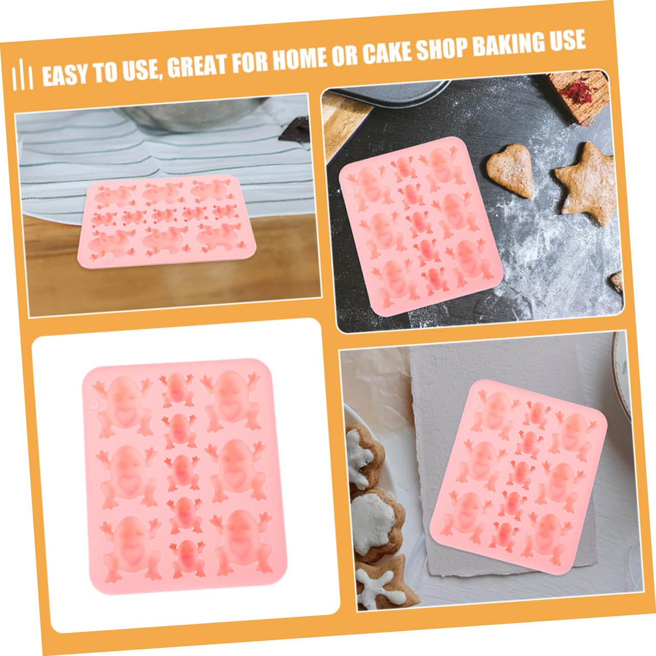 SEWACC 10pièces Moule Pour Et Chocolat Forme De Pour Pâtisserie Et Décoration De Gâteaux Facile à Nettoyer Utiliser