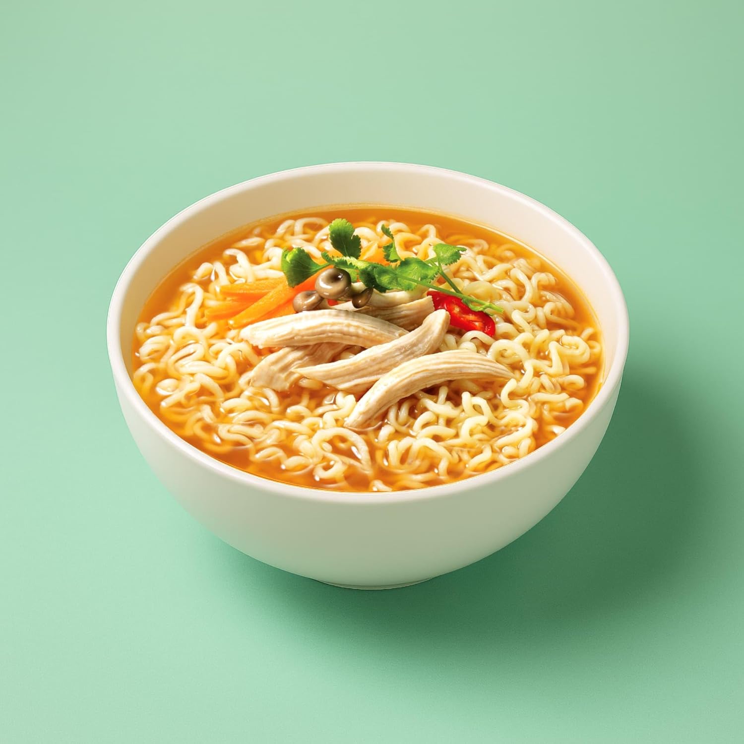 Paldo Fun & Yum Instant Cup Noodle Soup Bowl with Chicken Flavored Broth, Pack of 12, Best Oriental Style Korean Ramyun, Most Loved Korean Noodles, 86g (3.03 oz) (Pack of 12)