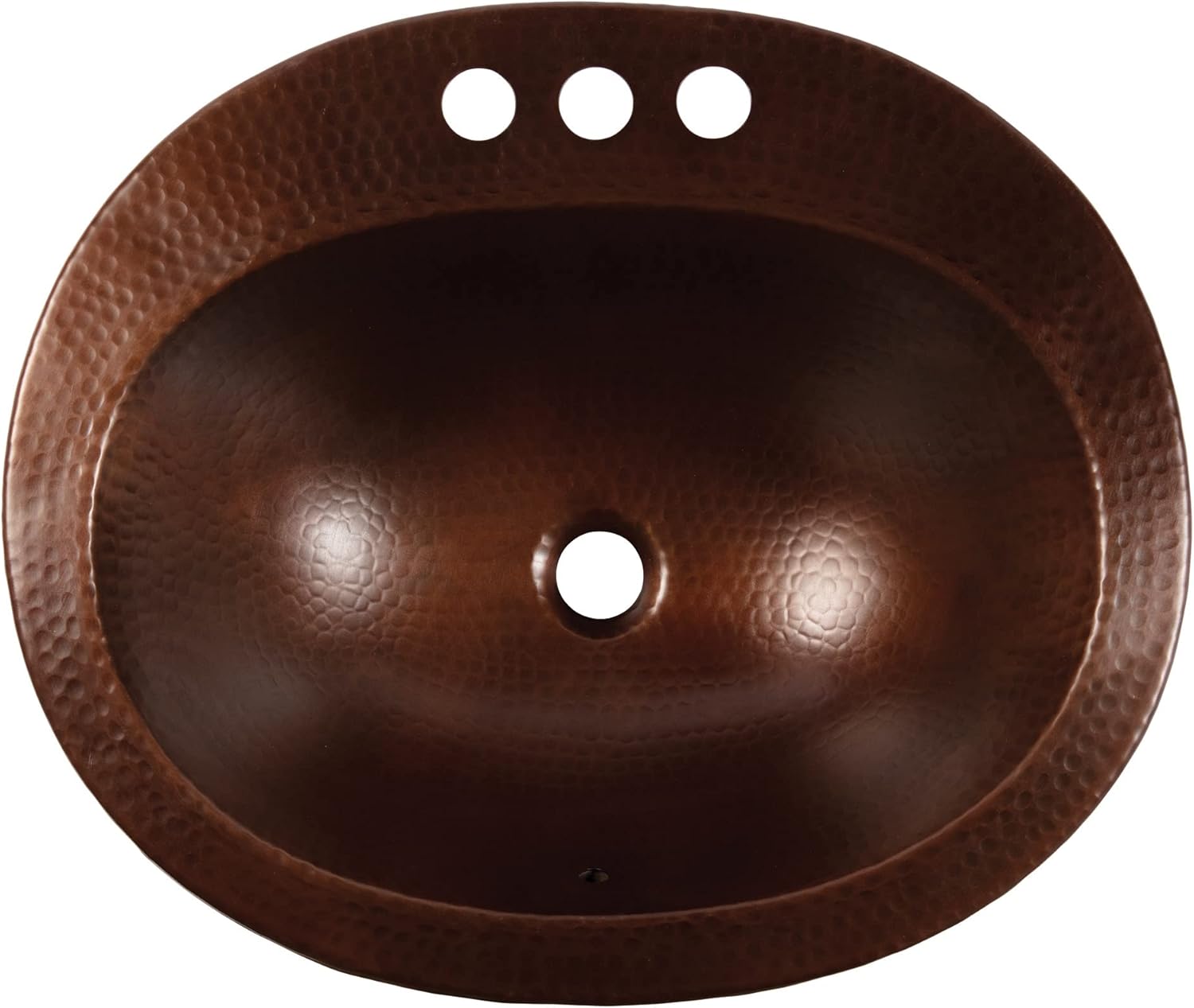 Sinkology Seville 20" Drop-In Bathroom Sink in Aged Copper