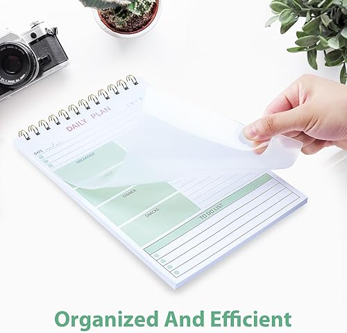 Miniatura 5 de Bloc de notas de lista de tareas, planificador diario sin fecha con lista de tareas pendientes de arranque, bloc de notas de tareas diarias,