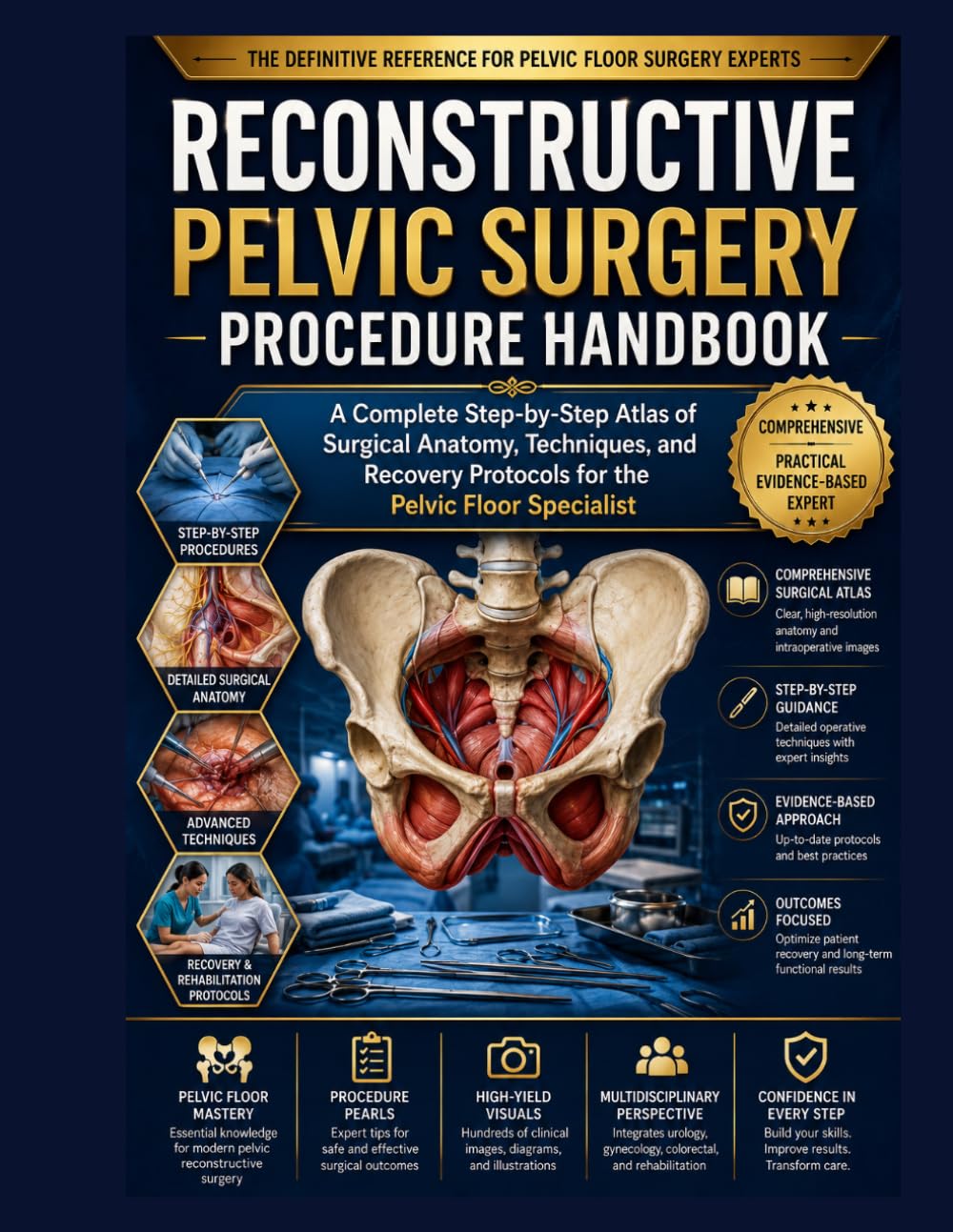 Reconstructive Pelvic Surgery Procedure Handbook: A Complete Step-by-Step Atlas of Surgical Anatomy, Techniques, and Recovery Protocols for the Pelvic Floor Specialist