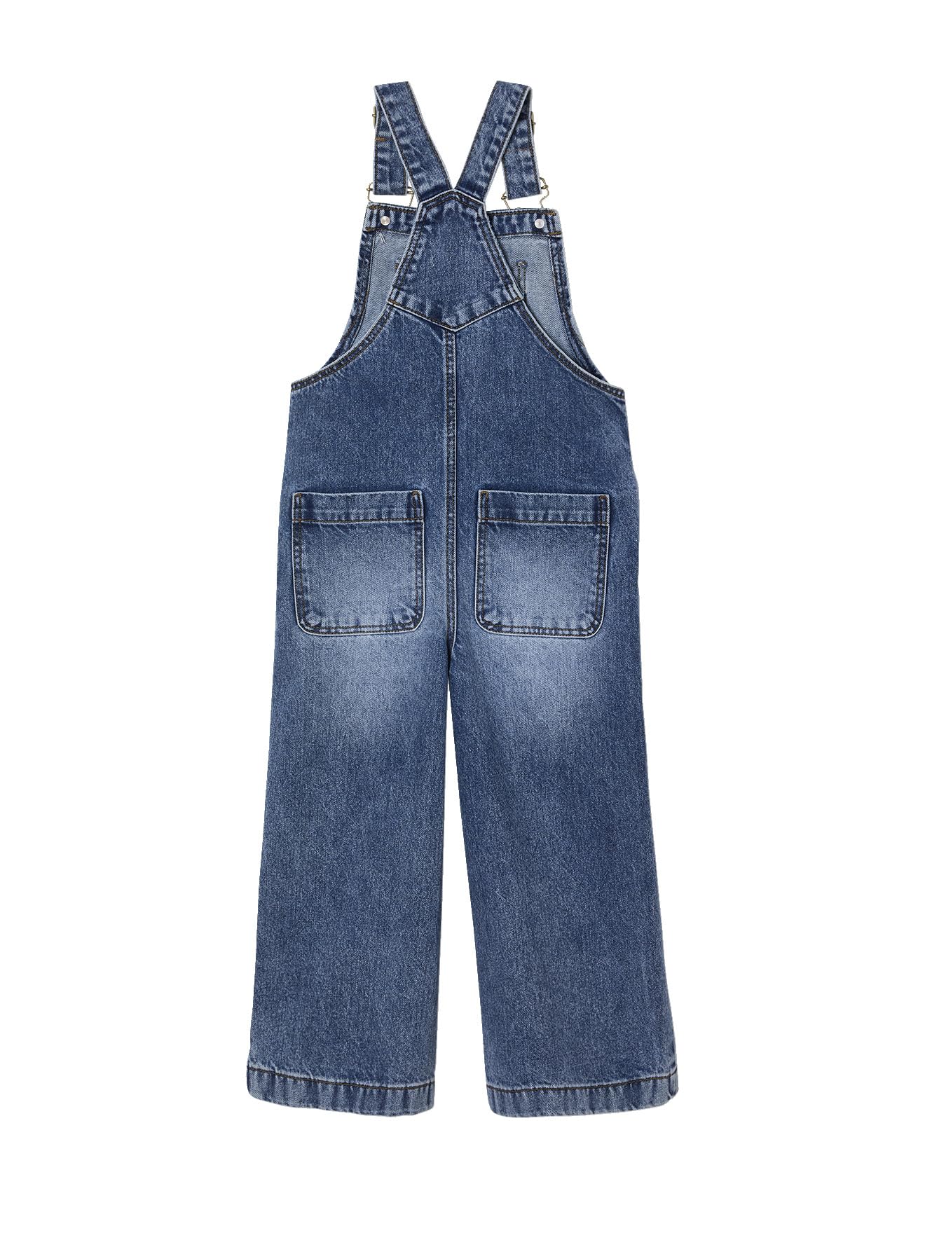 VERTBAUDET Salopette fille large en denim
