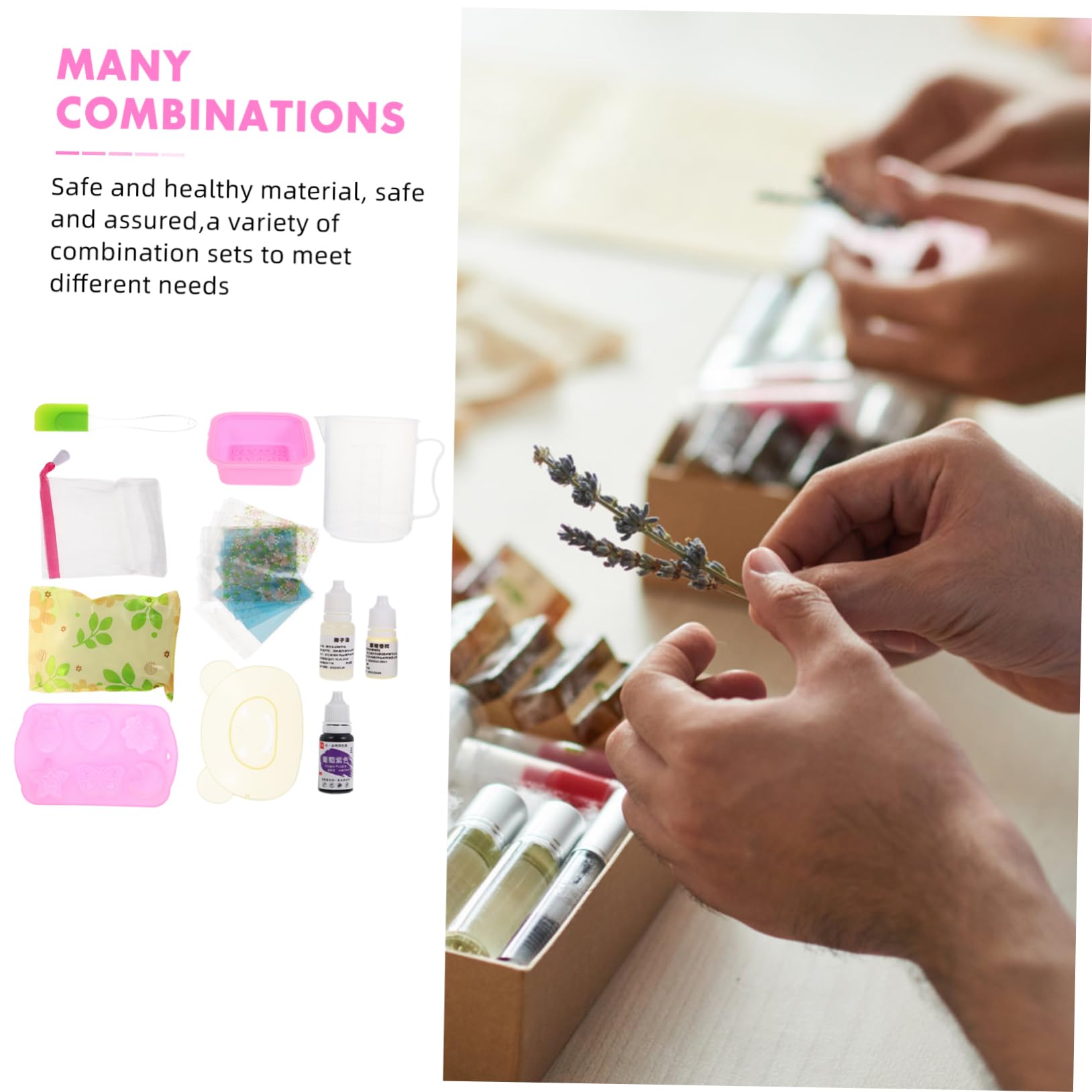 Kit de Jabón Artesanal DIY para Principiantes 1 Juego