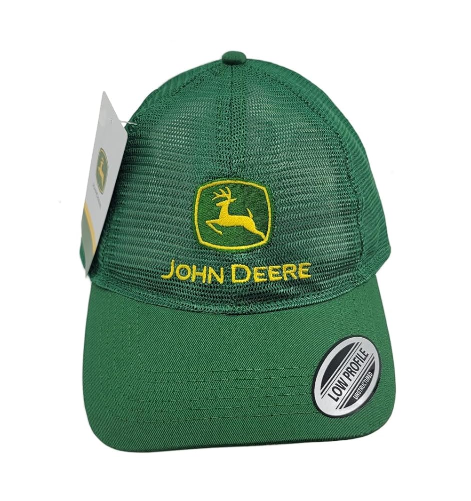 JOHN DEERE カバーオール ライトグリーン John Deere Green Trucker Soft Mesh Hat/Cap - LP81105 at