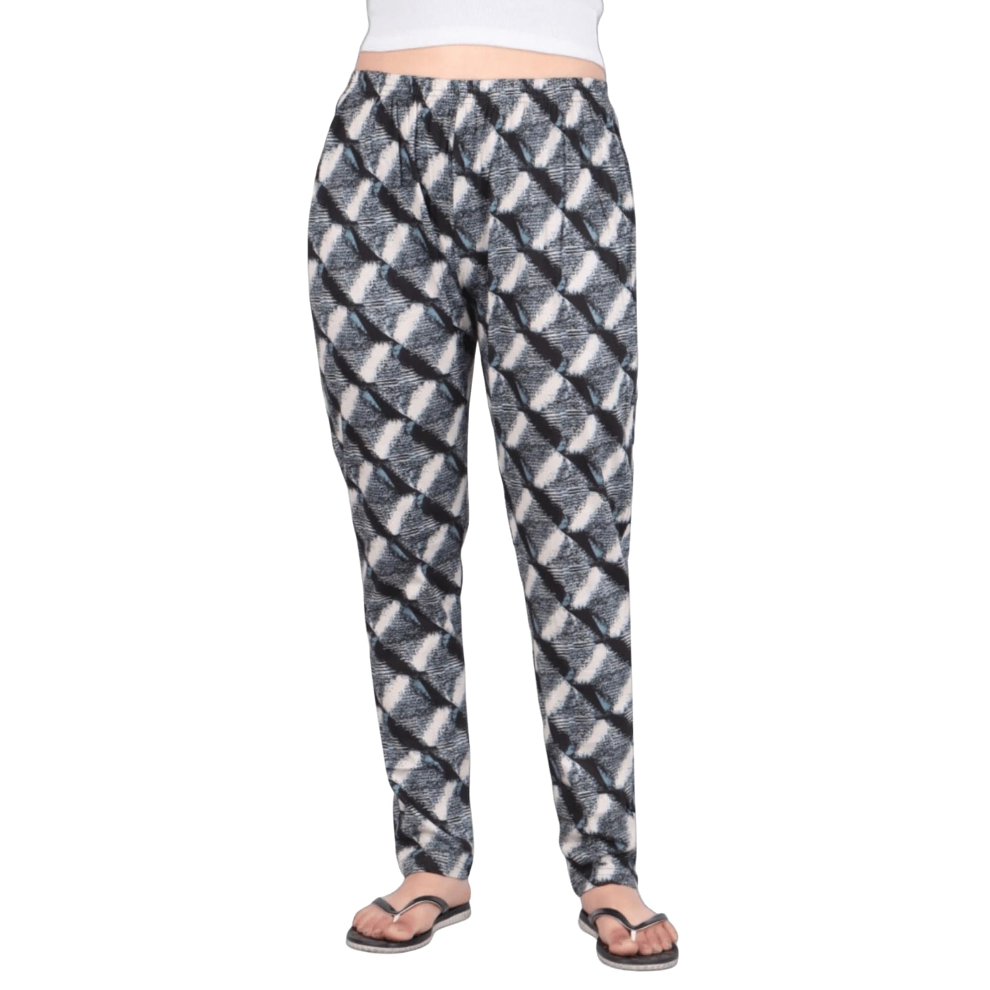 Women Cotton Blend Checked Regular Fit Pyjamas | Soft & Breathable Stylish | Lower for Gym, Yoga, Lounge & Daily Use-image-25