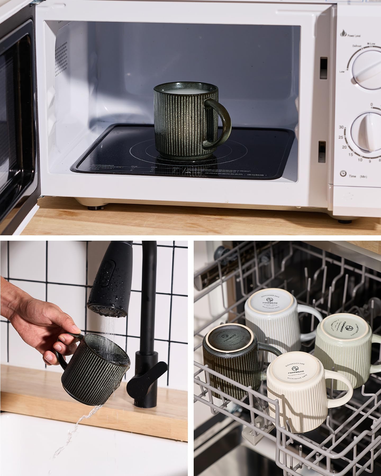 famiware Star Kaffeetassen Set für 4