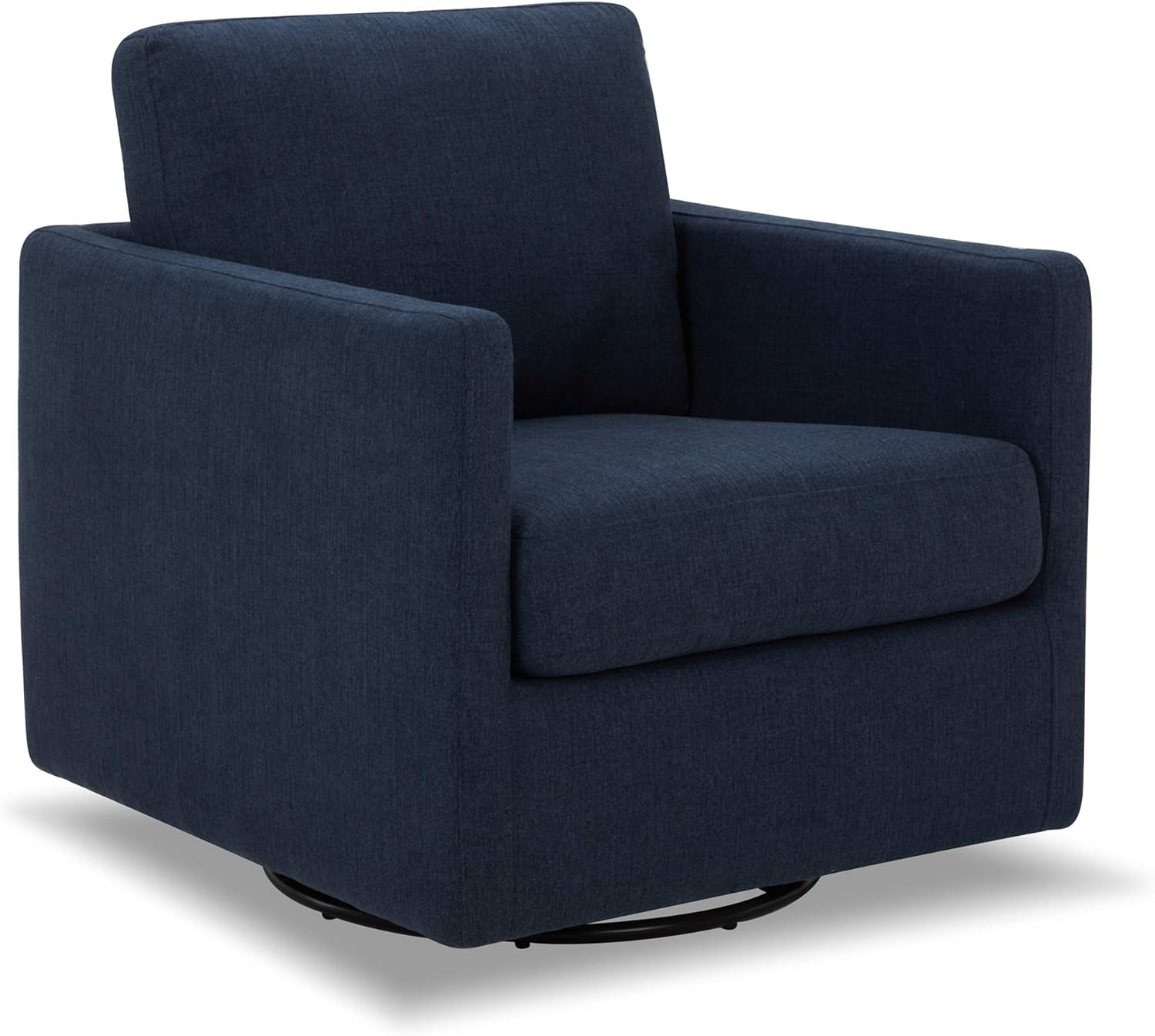 CHITA Swivel Accent Chair, Club Arm Chair in Performance Fabric for Living Room, Big Oversized Chair, Fully Assembled, Midnight Blue : Home & Kitchen
