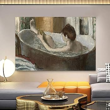 Amazon.co.jp: Edgar Degasエドガー・ドガ画家の作品「お風呂で