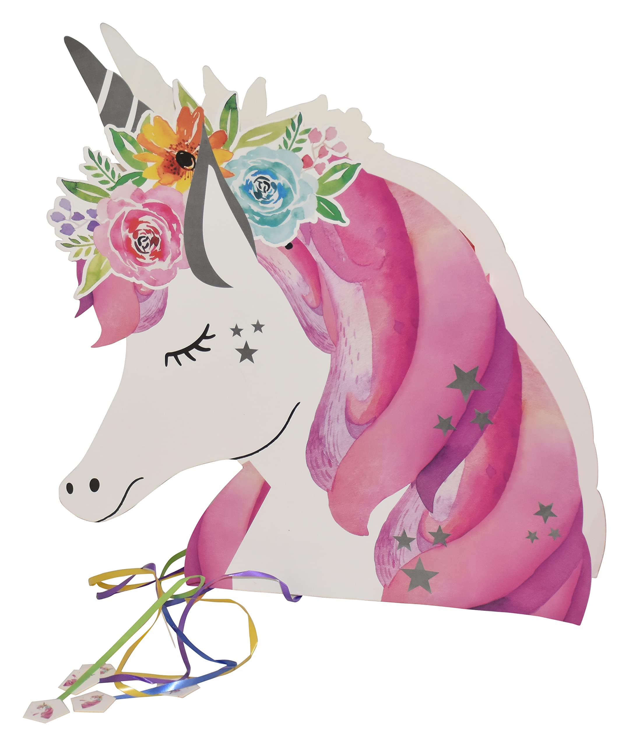 Jagmag® Unicorn Theme Pinata Pull String Pinata Birthday/Unicorn Khoi Bag/Unicorn Theme Decoration/Unicorn Theme Birthday Decoration - Image 3 thumbnail