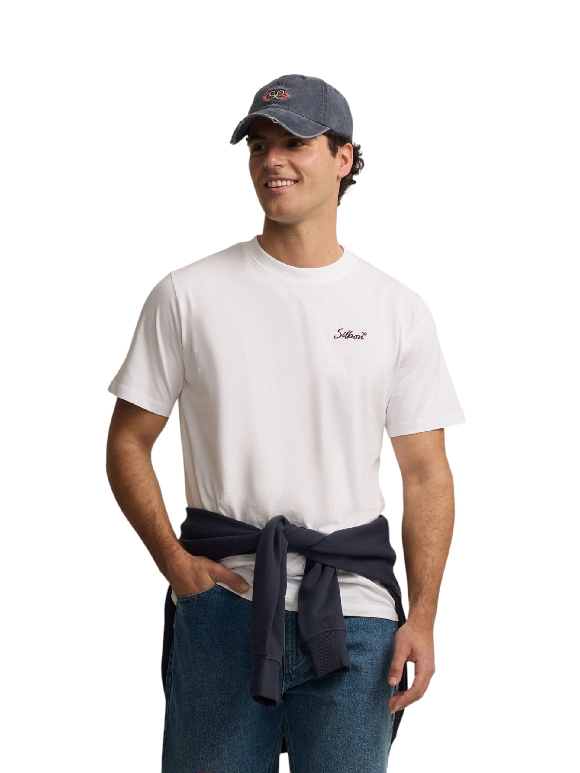SILBON 1020401056 Golfe De Saint-Tropez T-Shirt M White