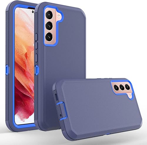 Miniatura 3 de Funda diseñada para Samsung Galaxy S22 Plus, protección completa con clip para cinturón, resistente con protector de pantalla integrado, funda de