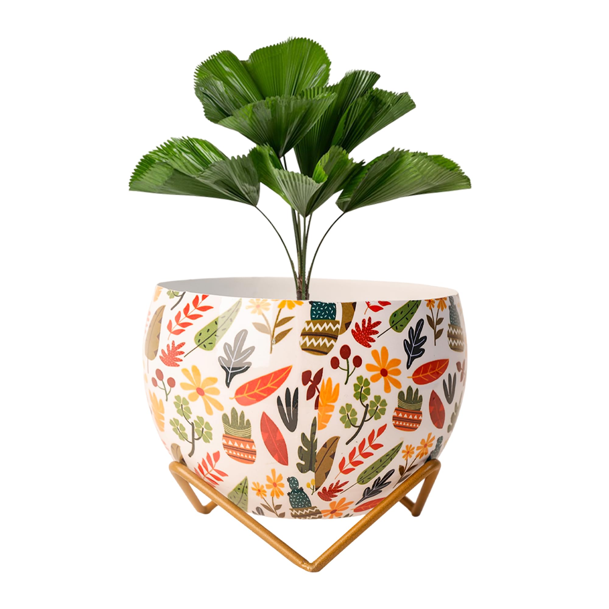 Metal Flower Vase Planter - Elegant Home Décor -11