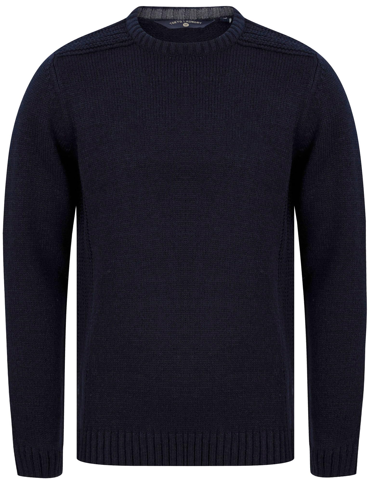 Tokyo Laundry Men's 'Dustin' Knitted Crew Neck Jumper