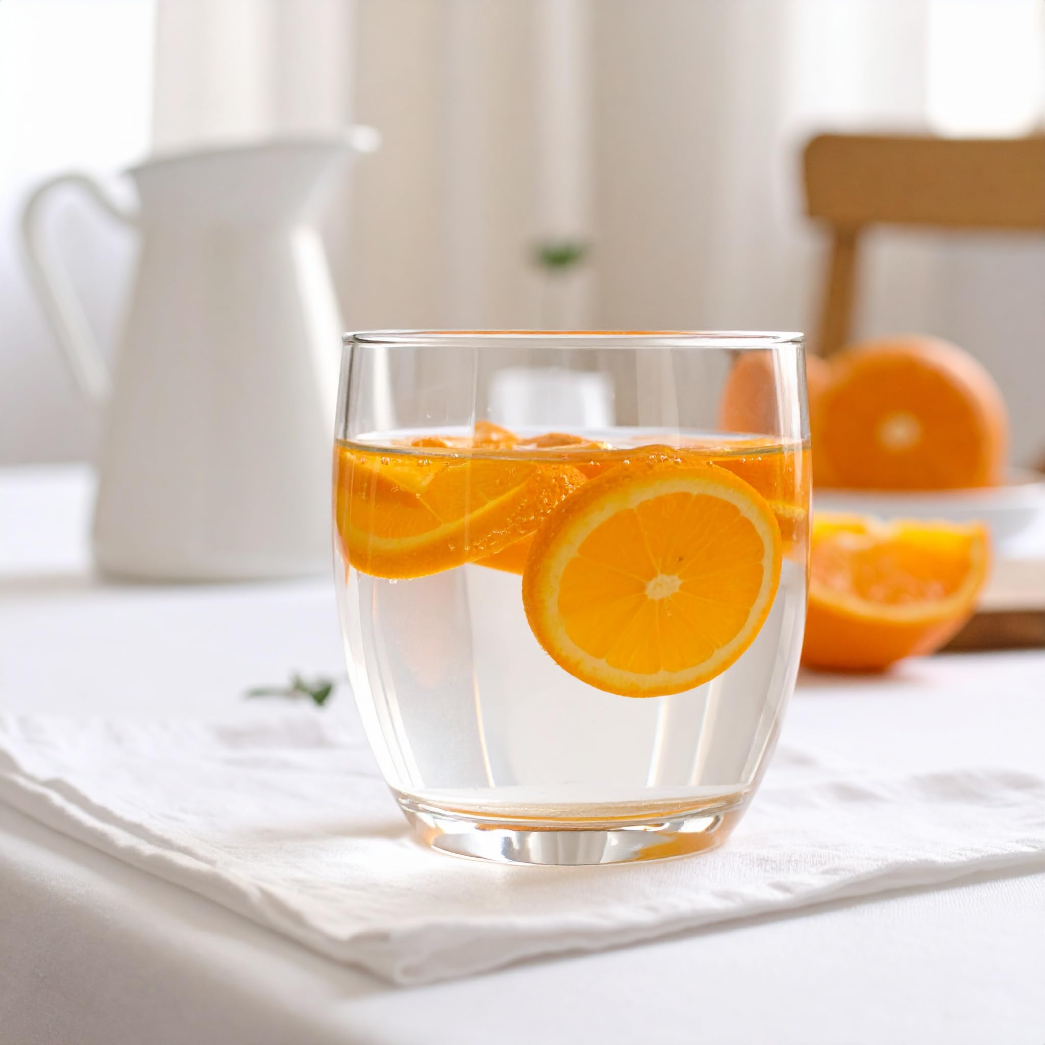 Glasmark KROSNO 1992 drinkglazenset glazen met groeven 4