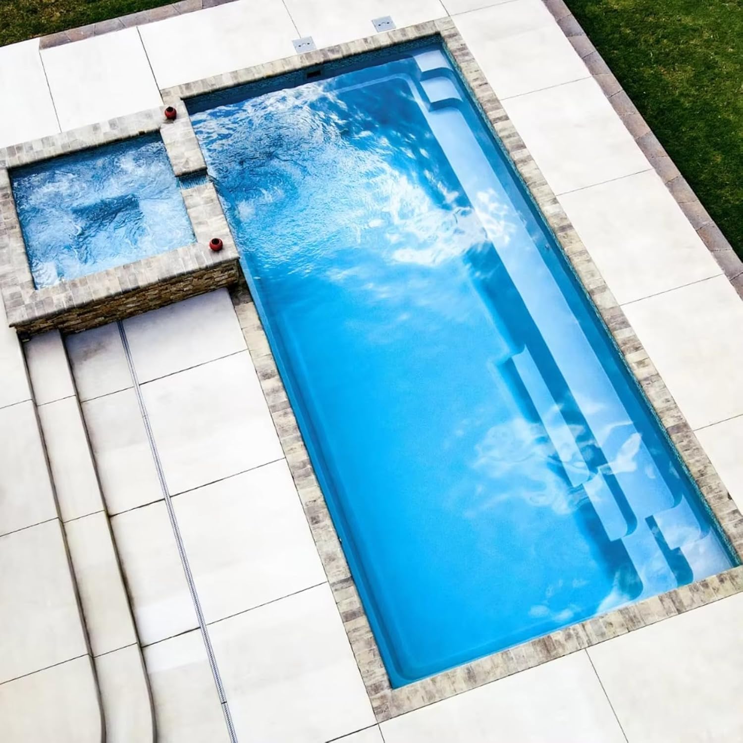 prefabricated Swim Outdoor Swimming Pool for Adult Big deep Swimming Pools for Family Gatherings Parties, Relaxation