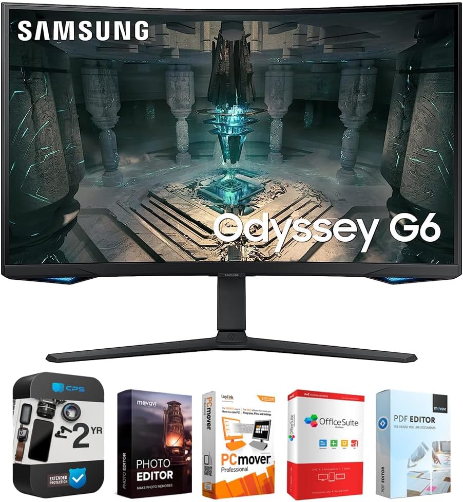 SAMSUNG 32″ Odyssey G65B QHD 240Hz 1ms HDR600...