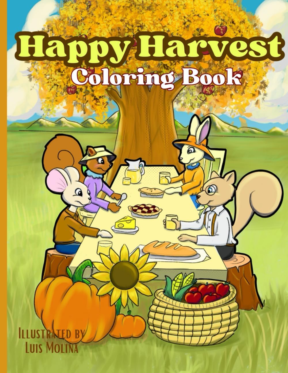 Happy Harvest Coloring Book