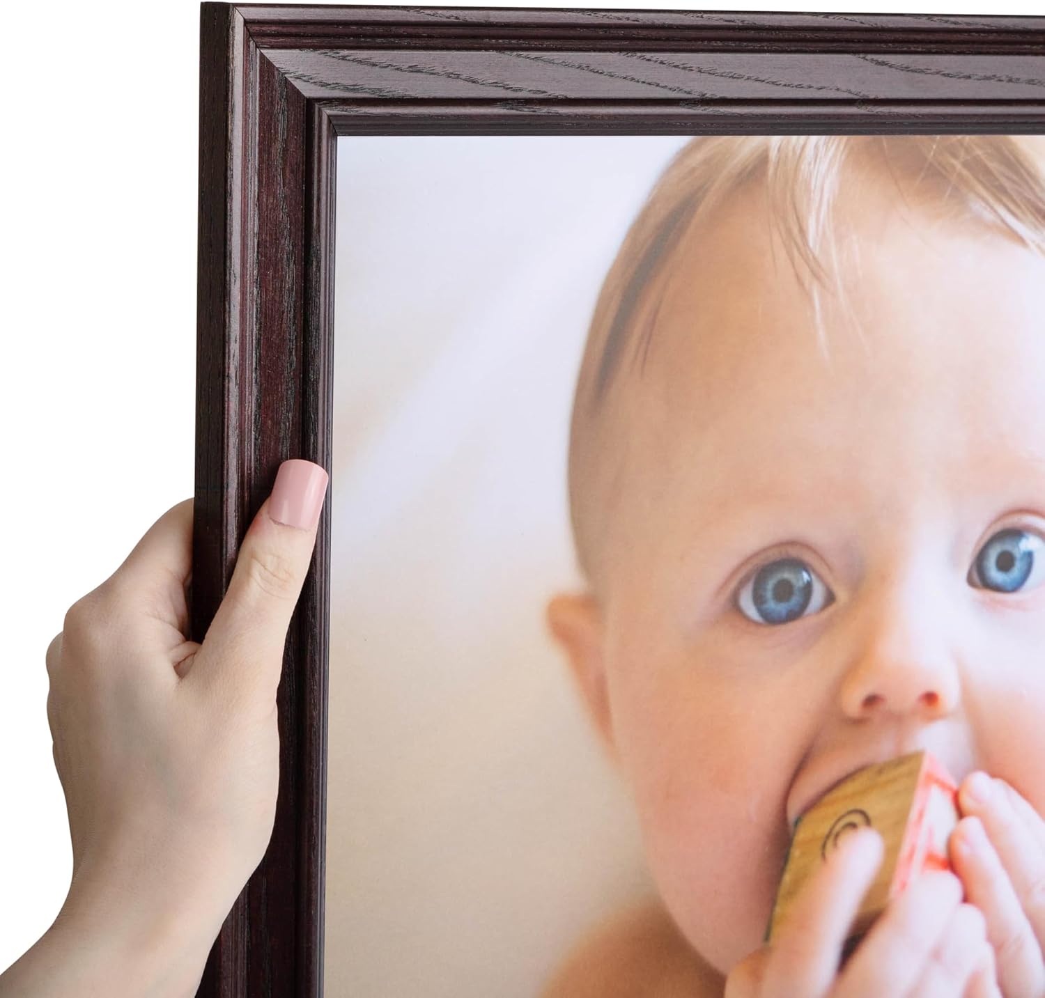 ArtToFrames 14x27 Inch Red Picture Frame, This 1.50 Inch Custom Poster Frame is Cherry | Comes with Economy Acrylic and Corrugated Backing