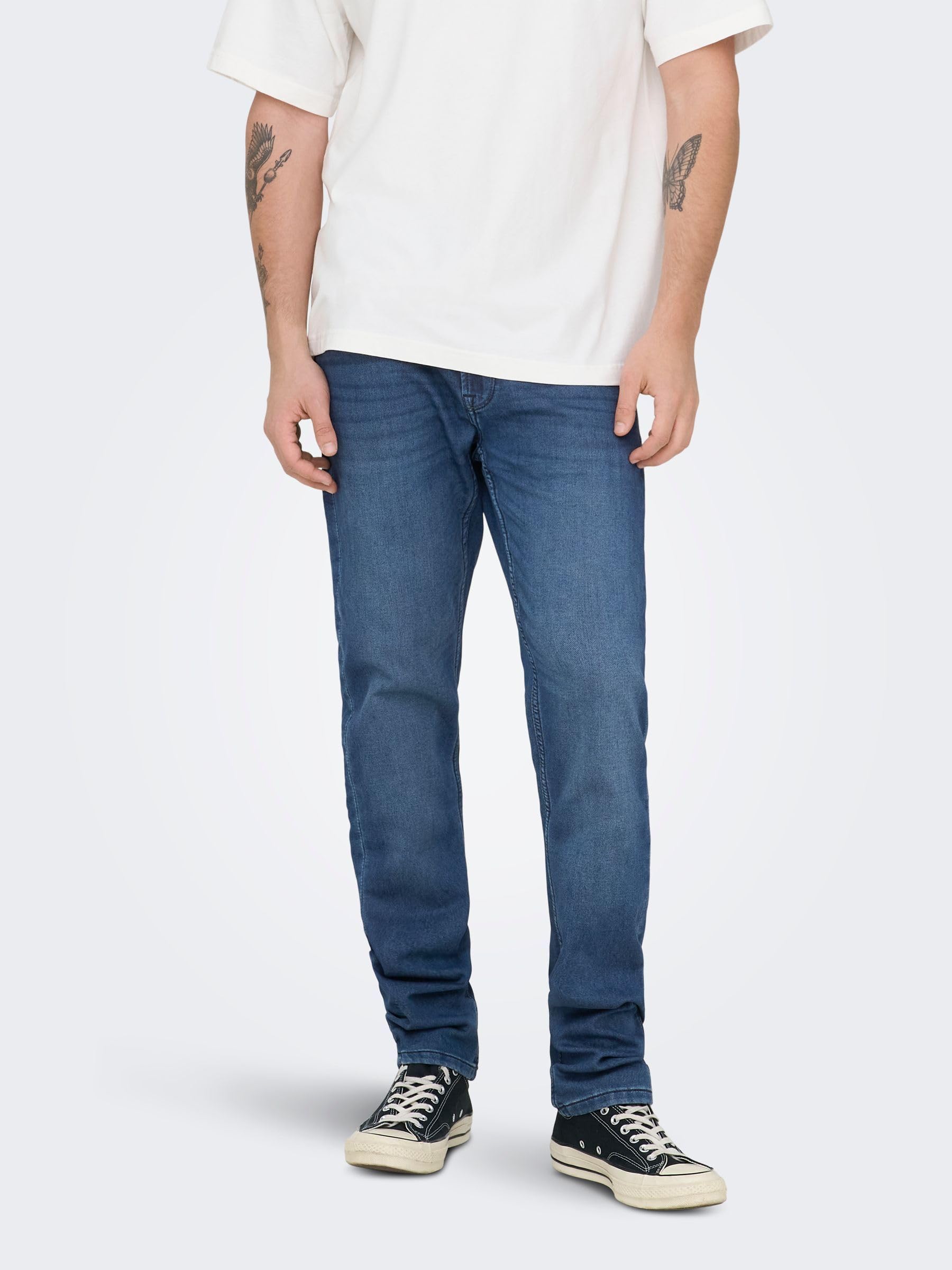 Only & Sons Slim fit Jeans Onsloom Slim Fit Jeans Blue Denim 36 32 Blue Denim