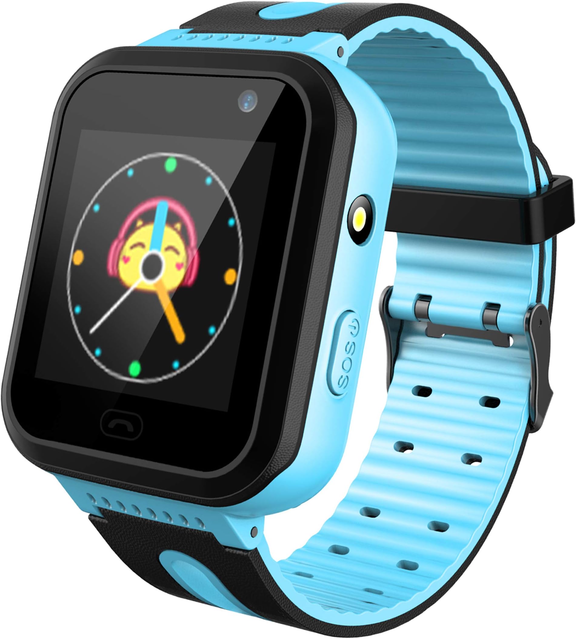 Kids Waterproof Smart Watch, Touch Screen Smartwatch with AGPS/LBS Tracker Voice Chat SOS Anti-Lost Calling Phone Watches for 3-12 Year Old Boys Girls Birthday Gift. Compatible with iOS Android.…