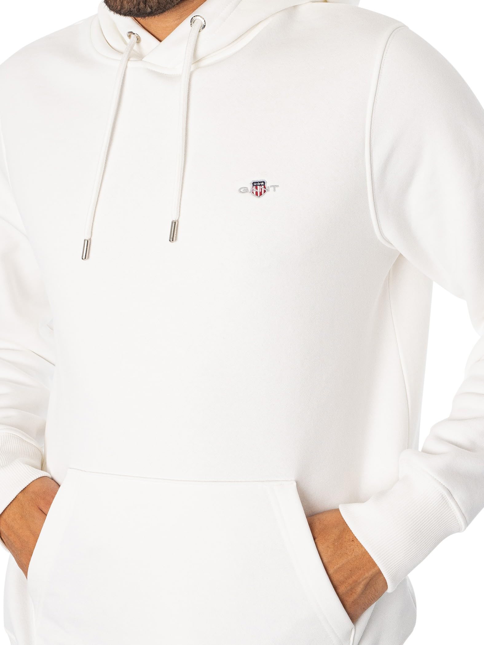 GANT Reg Shield męska bluza z kapturem, Eggshell, L