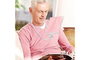 Hands-Free Book Magnifier with Flexible Gooseneck Neck