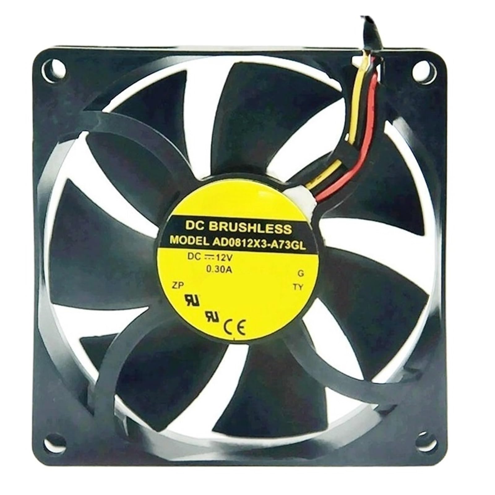 EGTDSFGJA Cooling fan AD0812XB-A73GL 12VDC 0.55A 3wire 80 * 80 * 25mm