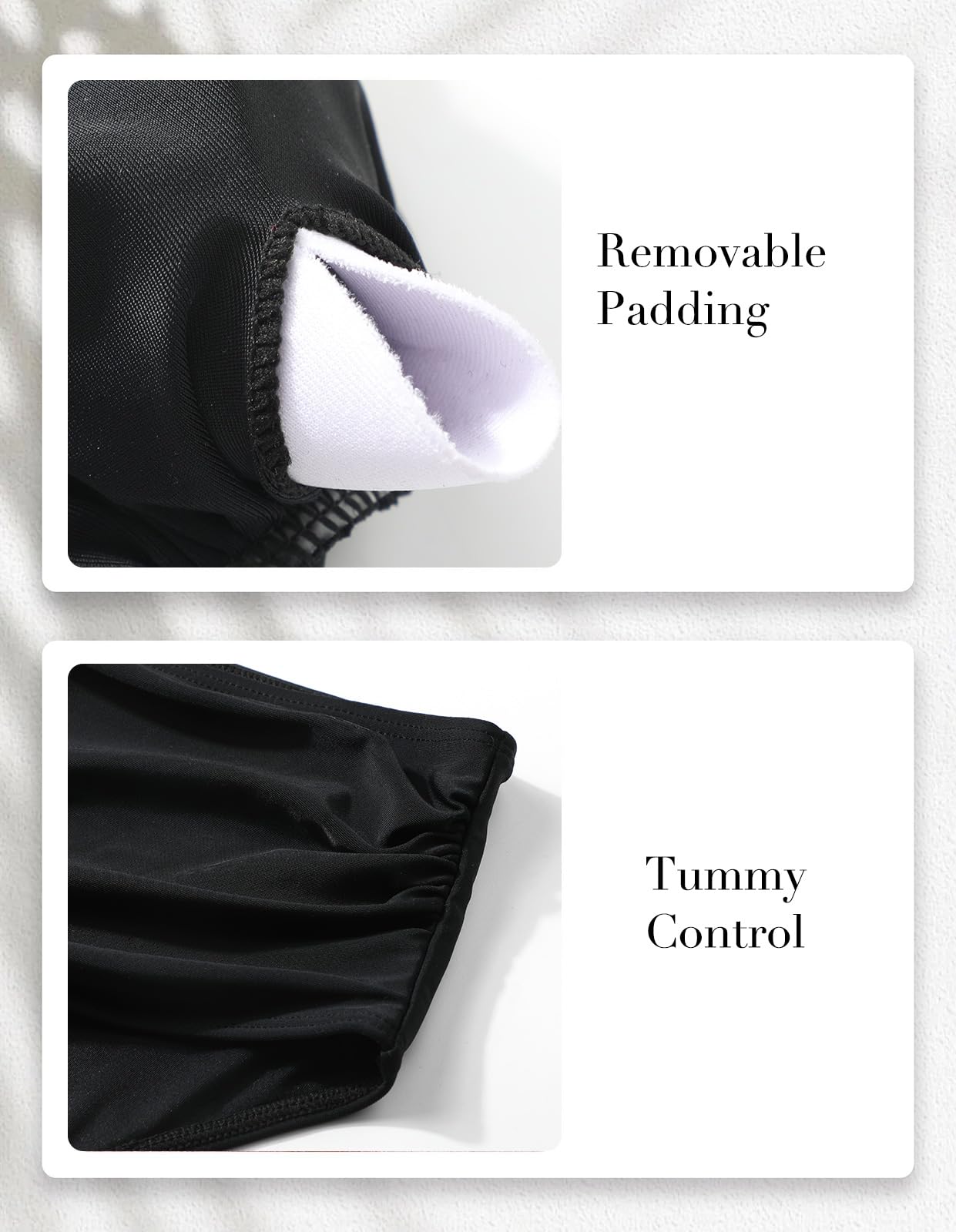 Adigaber Damski dwuczęściowy strój kąpielowy skręcony przód z wysokim stanem plus size zestaw bikini z dekoltem w serek elegancki