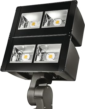 Lumark NFFLD-L-C100-S Night Falcon 252W Carbon Outdoor Integrated LED Area Light with Slipfitter Mounting, Bronze