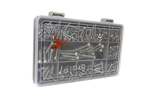 410 x Pozi A2-70 Stainless Steel Self Tapping Countersunk Screws #2 #4 #6 #8