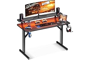 39 Inch MOTPK Gaming Desk with LED Lights - A Gamer's Paradise