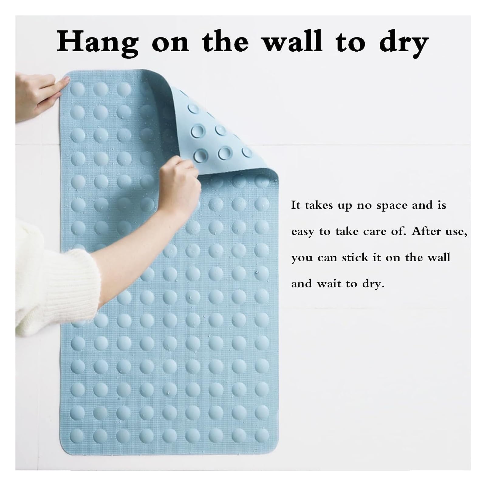 Colchón de baño Antideslizante Non Slip Bath Mats For Inside Bath,Comfortable For Feet,Durable Resistant,For Bathtub,Anti Slip Mat For Inside Shower and Bath(Grey,40 * 70cm)