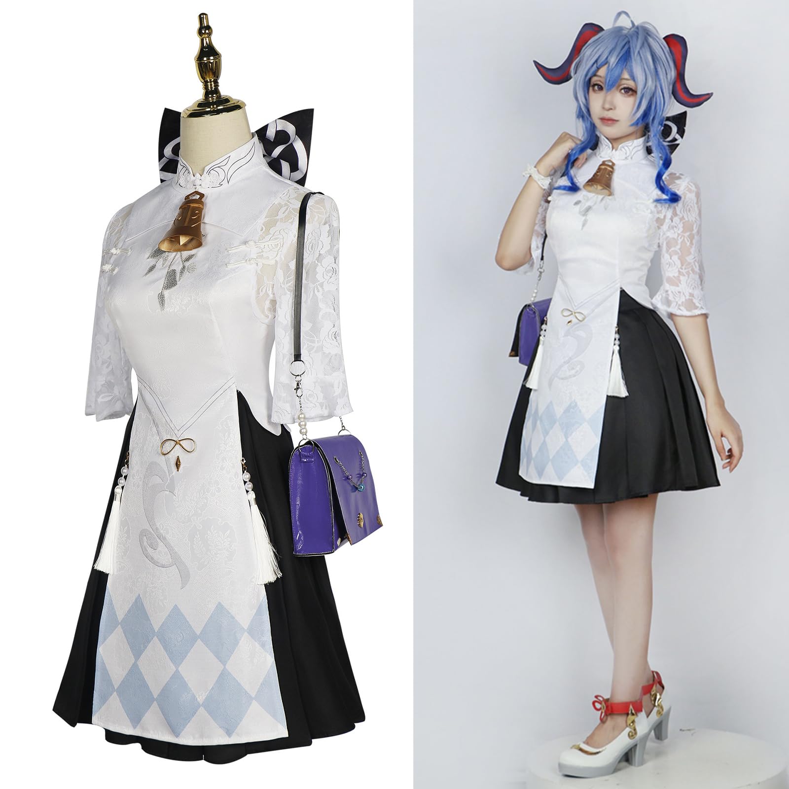 Amazon.co.jp: 原神 コスプレ 甘雨 申鶴 衣装 同人 チャイナドレス 