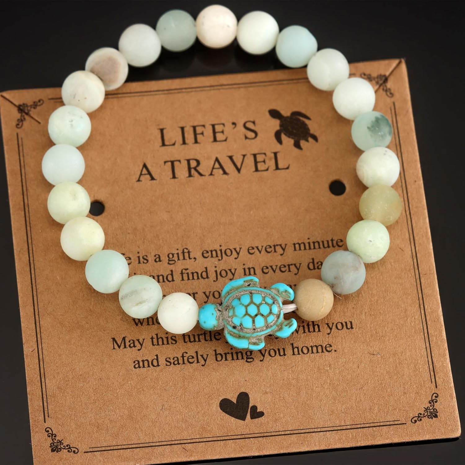 HUTIMY Sea Turtle Gifts Bracelet for Women Men Unique Animal Jewelry Sea Turtle Bracelet - Image 2
