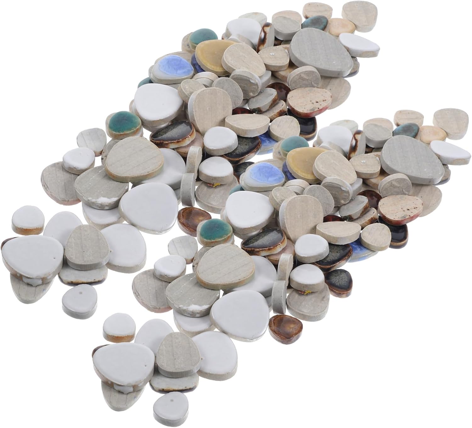 Irregular Ceramic Mosaic Tiles DIY Craft Materials Bag Handmade Creative Pieces for Art Projects Wall Decoration Safe DIY Mosaic Supplies