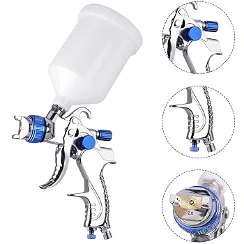 Amazon.co.jp: スプレーガン HVLP 塗装スプレーガン 使い捨て
