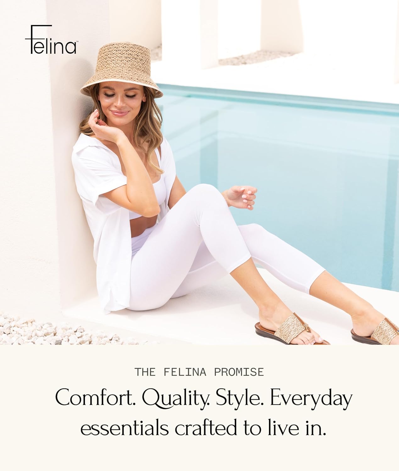 Felina Women's Cotton Modal Capri Leggings - Image 6