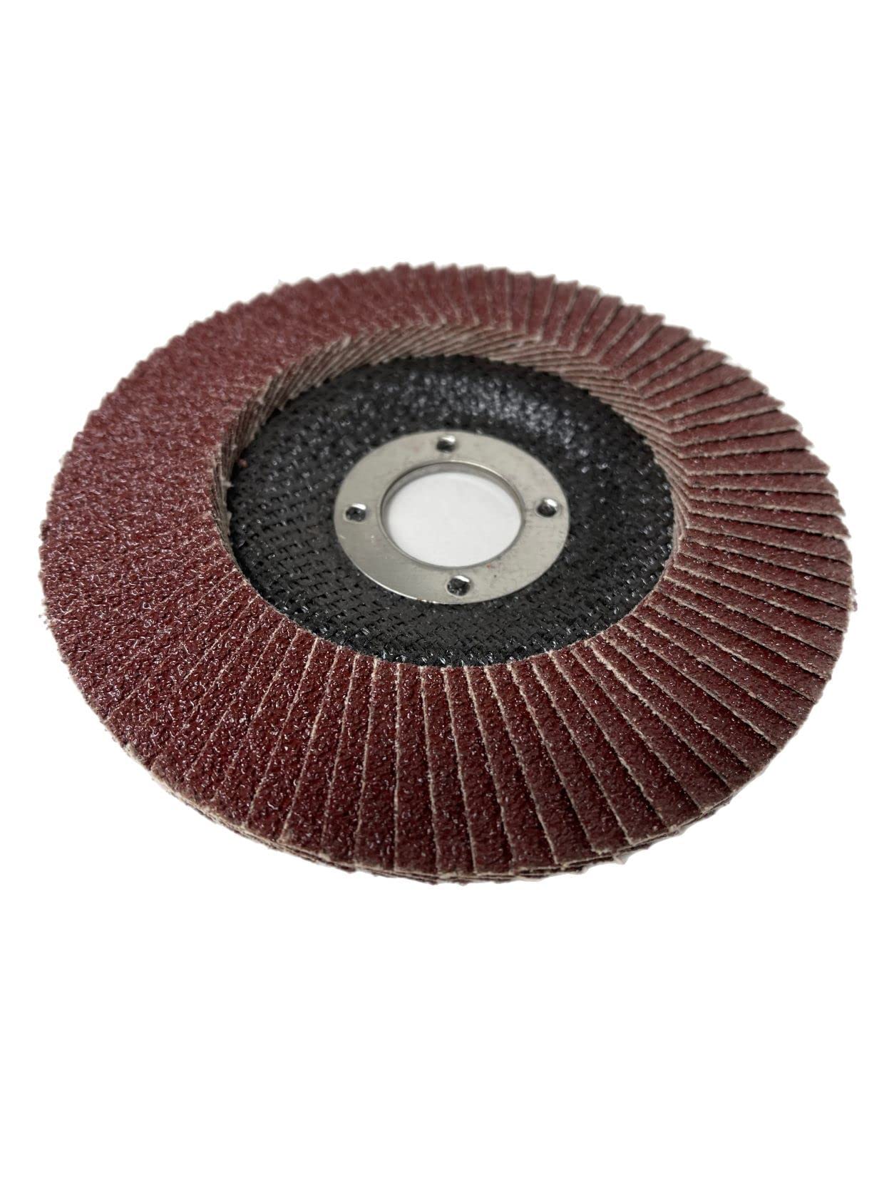 Dischi lamellari 125 conici P60, 50 dischi lamellari marrone