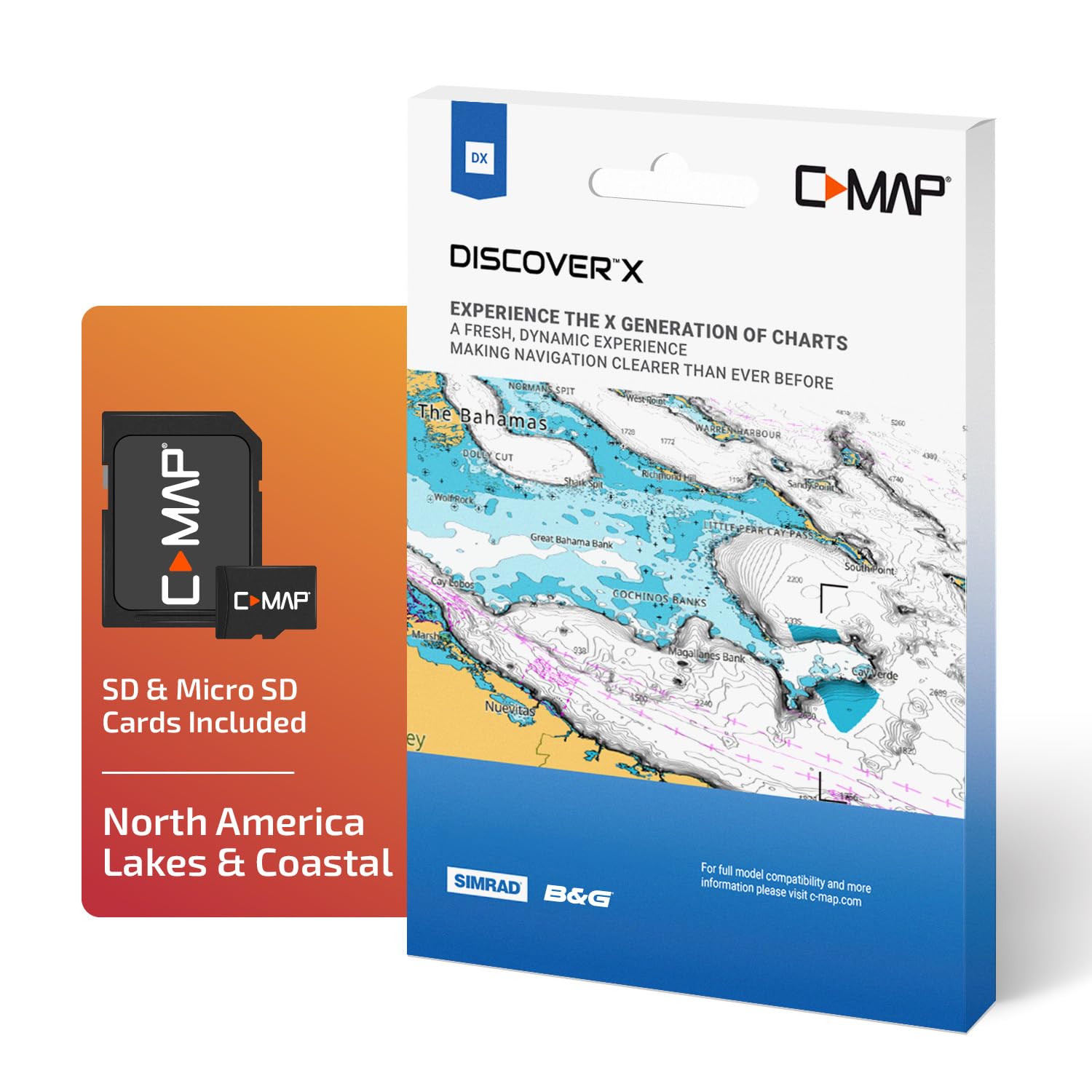 Amazon.com: C-MAP Discover X - North America, Map Card for Marine