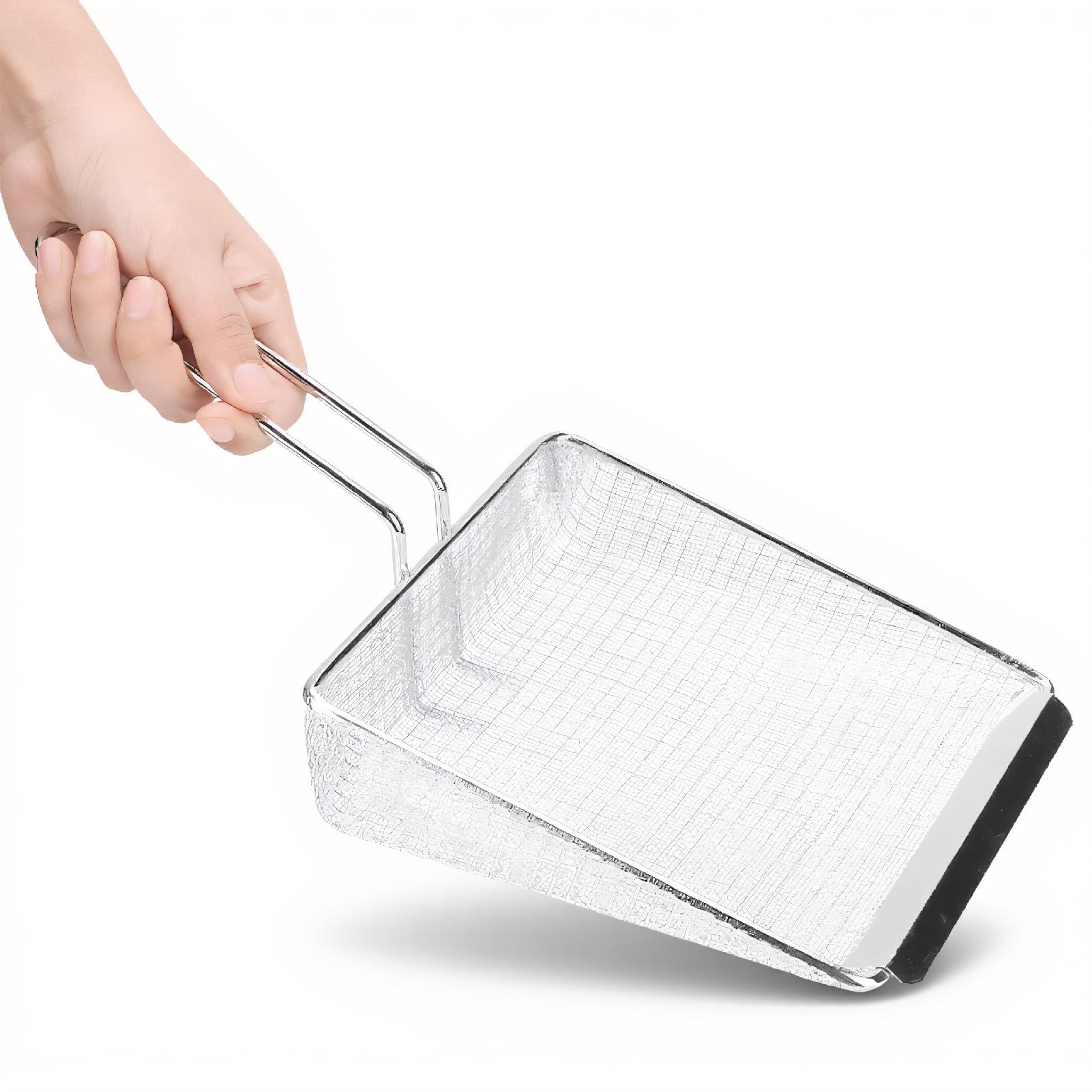 Pelle à frites multifonctionnelle, facile d'utilisation, durable et résistante à la chaleur. Idéale pour filtrer les aliments frits, pratique pour une utilisation quotidienne en cuisine.
