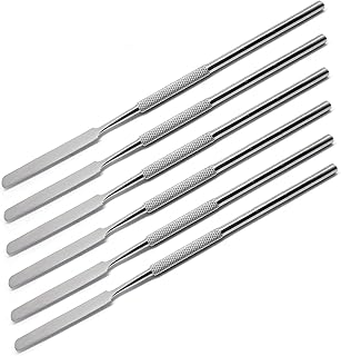 SURGICAL ONLINE Juego de 6 espátulas de cemento dental - Instrumentos de mezcla de acero inoxidable
