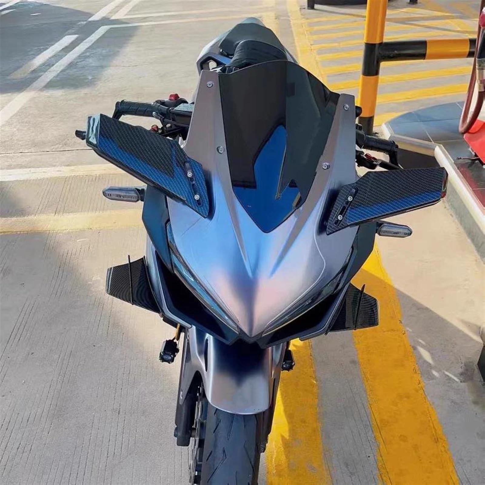 Ala Aerodinamica Per Yamaha YZF - ABS Per R1M, R7, R6, R3, R125 - Foto 3