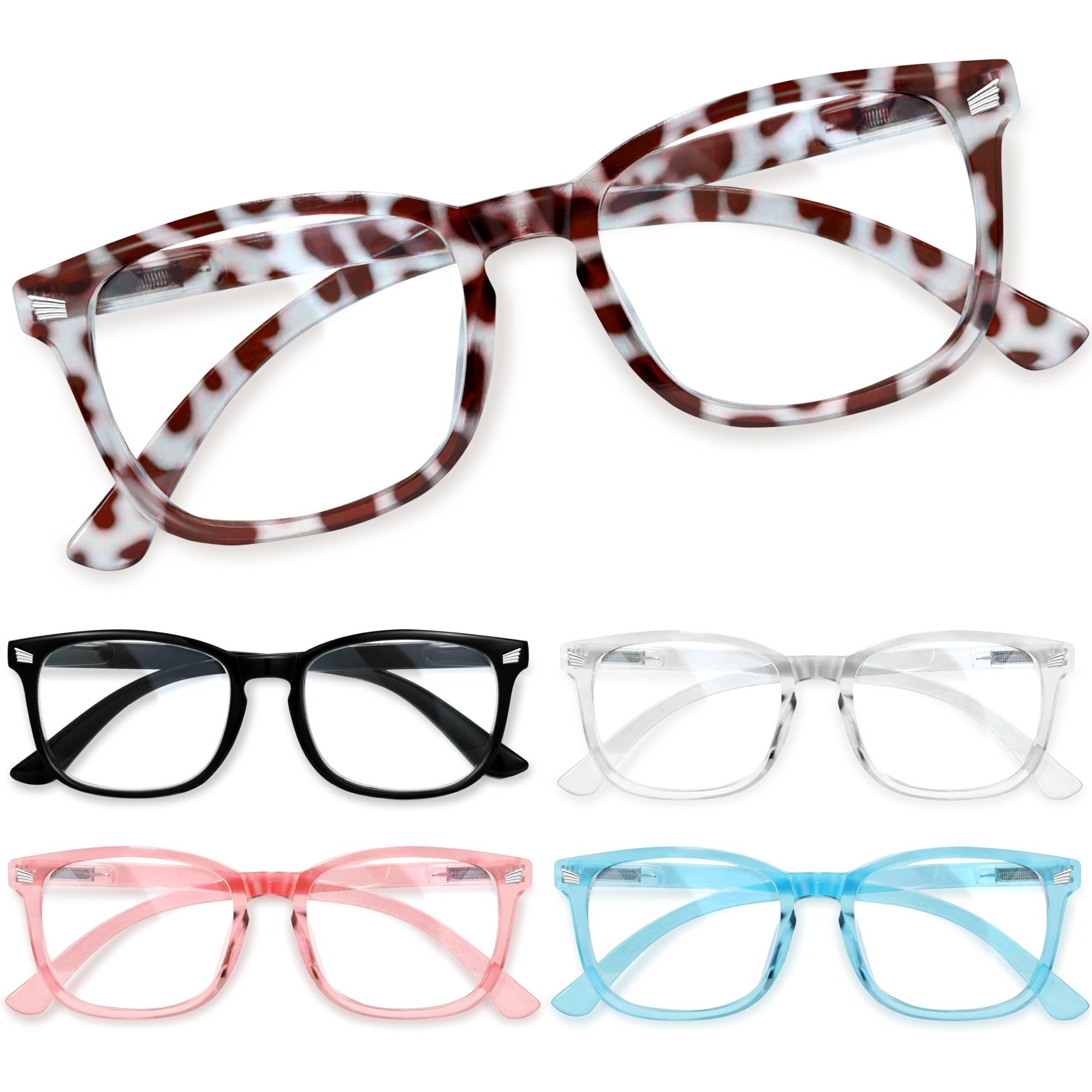 CCVOO Reading Glasses for Women/Men, Eyeglasses, Blue Light Readers for Women/Men, Computer Eye Glasses, Cheaters