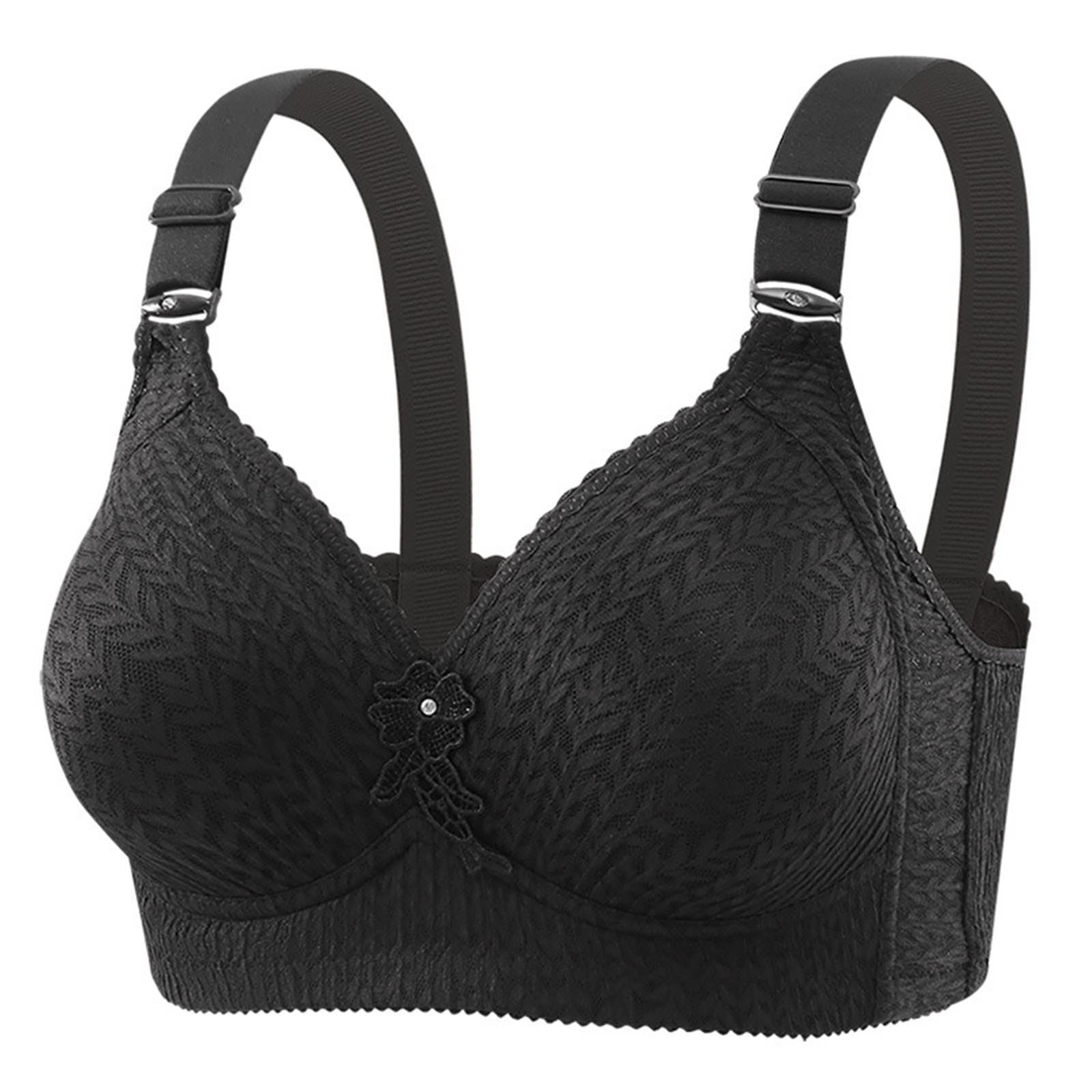 Wireless Push Up Bra for Women Seamless Comfortable Bralettes No Underwire Supportive Deep V Neck Everyday Bras